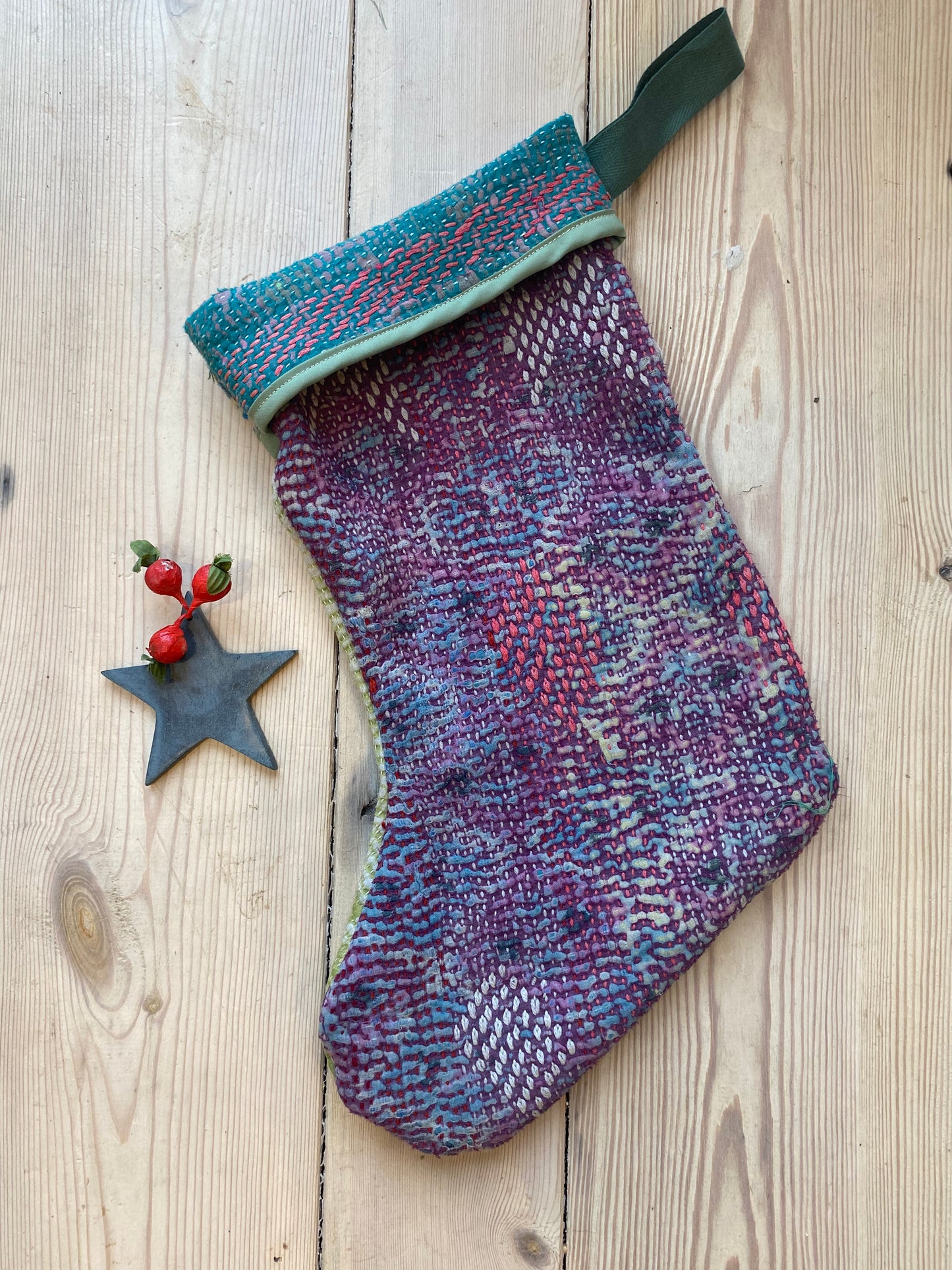 Kantha stocking